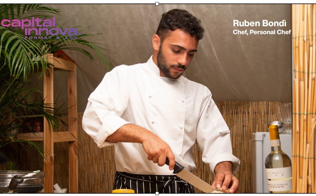 Ruben Bondì e le sue ricette dal balcone